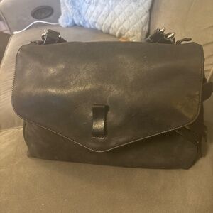Gryson Black Italian Leather Bag